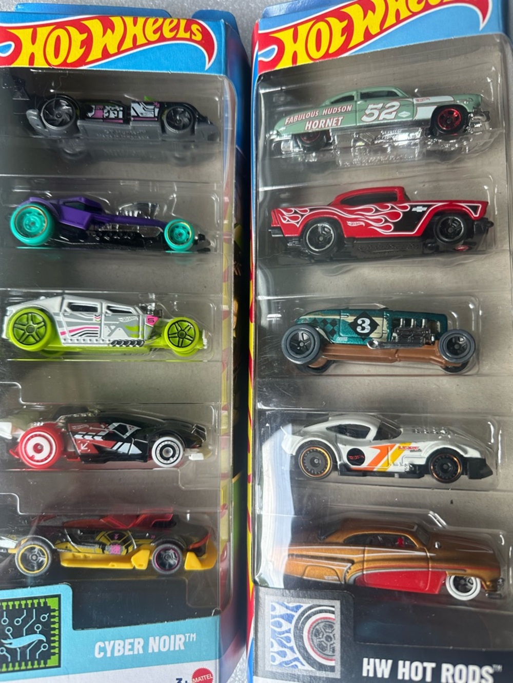 Hot Wheels 2025 Cyber Noir and Hw Hot Rods lot of 2